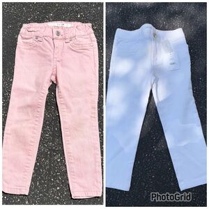 Lot of 2 | Joe's Jeans Kids | Light Pink | Size 2 | Jack | White Denim | Size 6